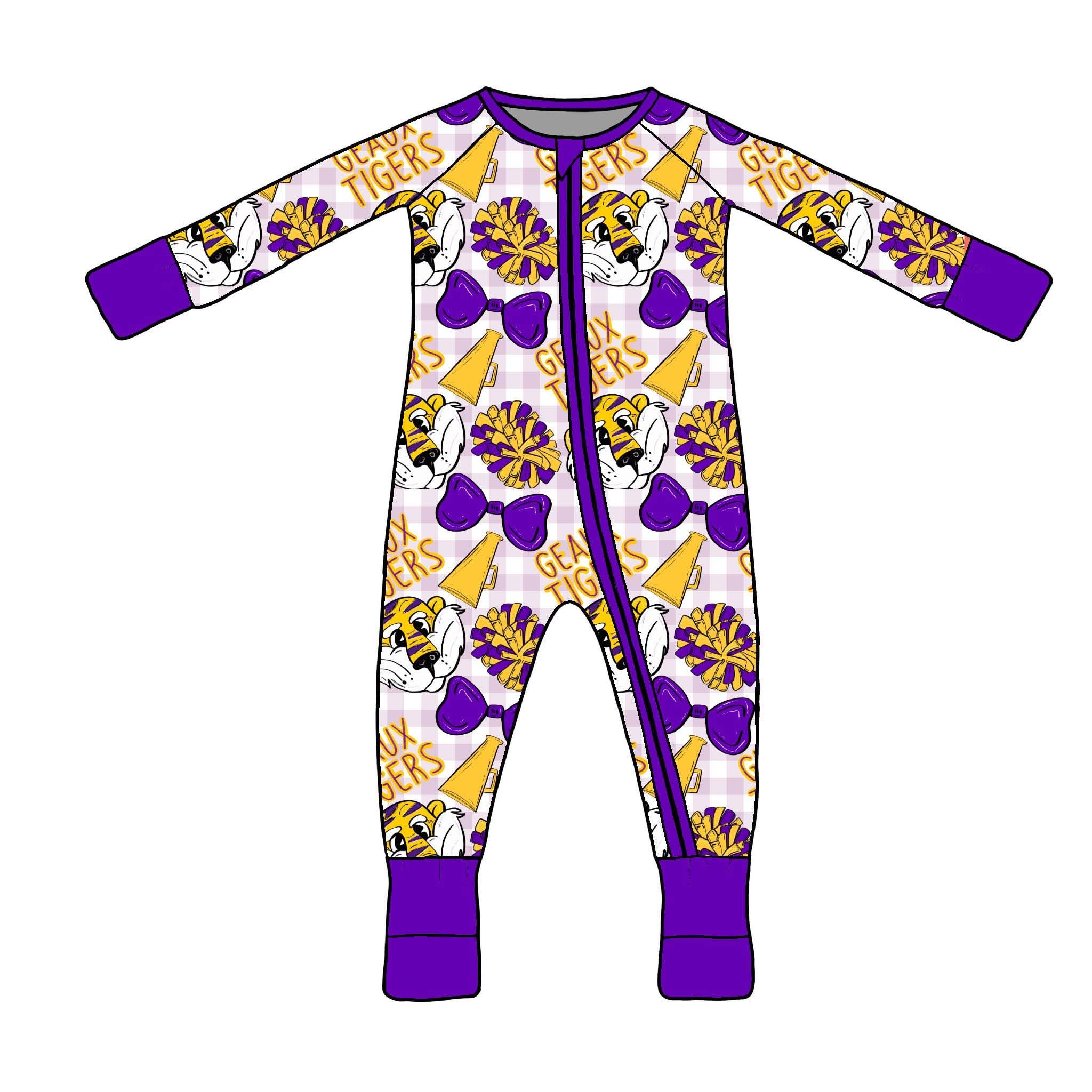 Geaux Tigers Girls Zippy