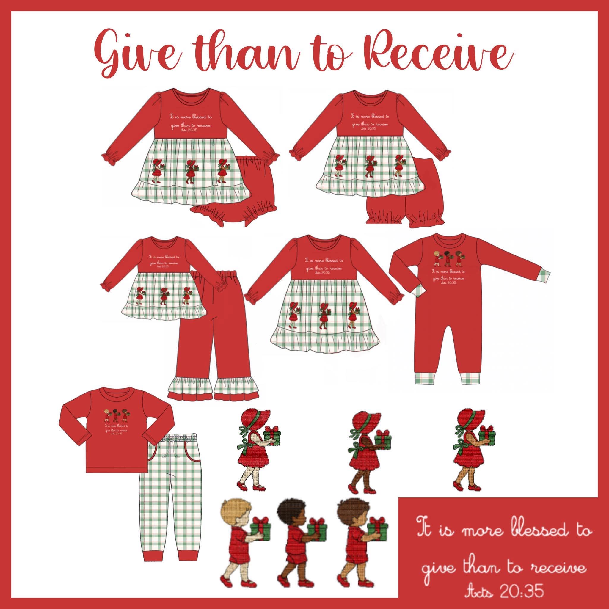Better to give than Receive collection