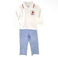 Hand Picture Smocked Christmas Pants & Top Set