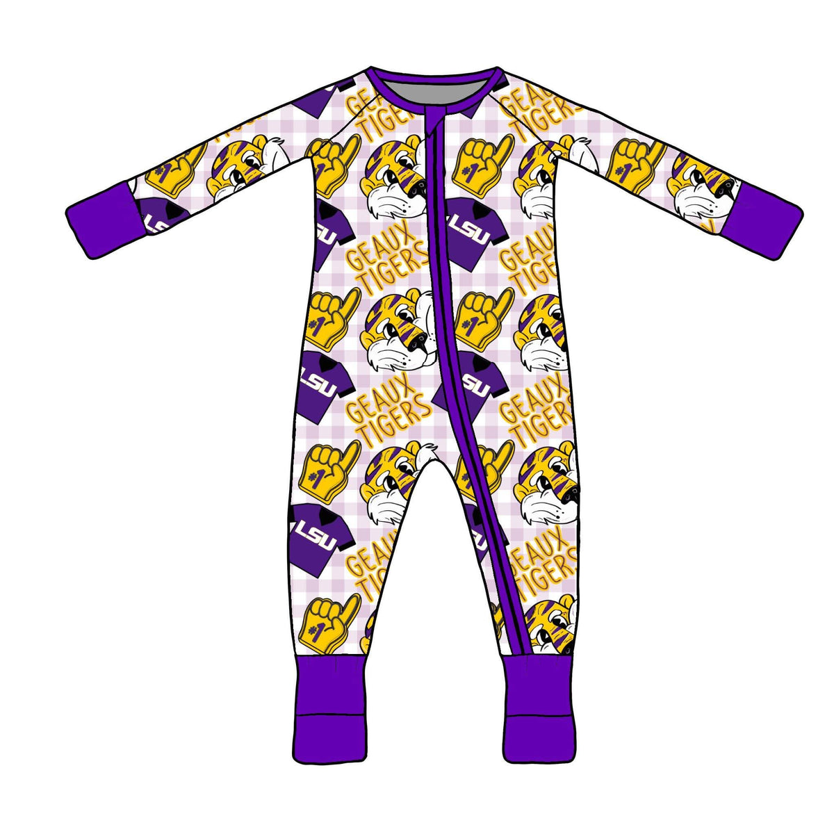 Geaux Tigers Boys Zippy