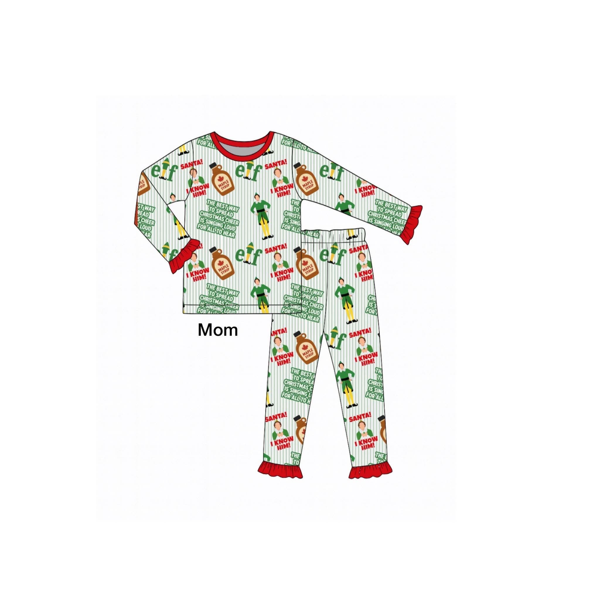 Elf Family Pajamas