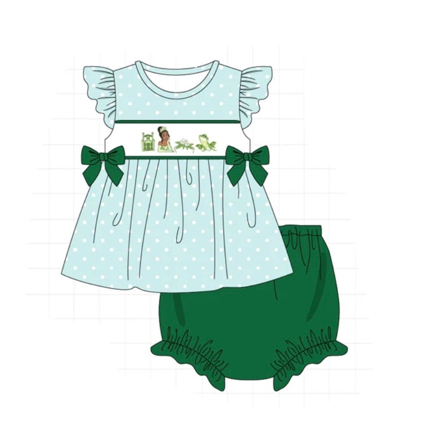 Princess Tiana Diaper Set