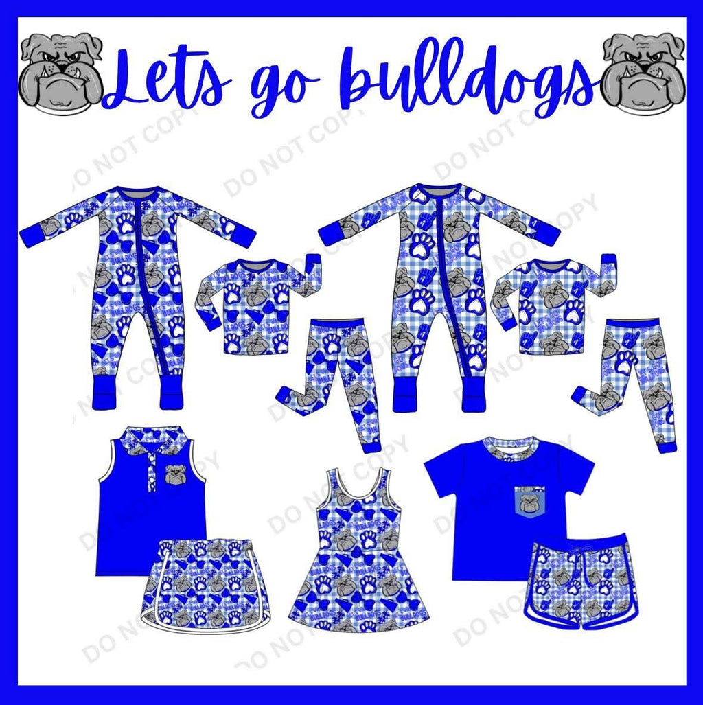 Let’s go Bulldogs Boys Zippy