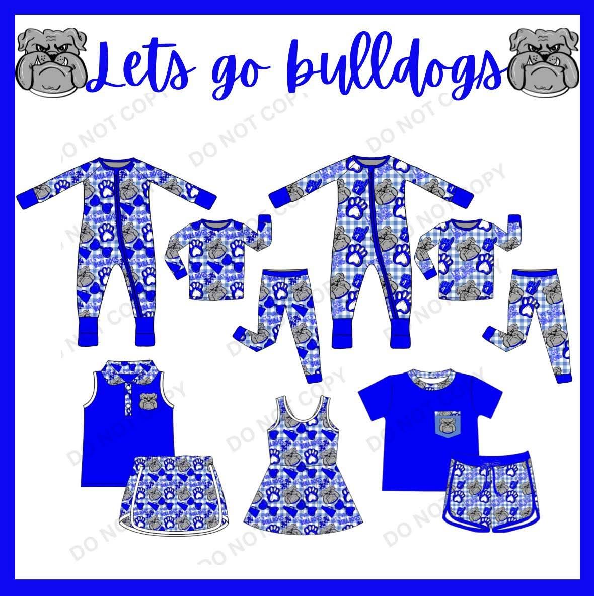 Let’s go Bulldogs Boys Zippy