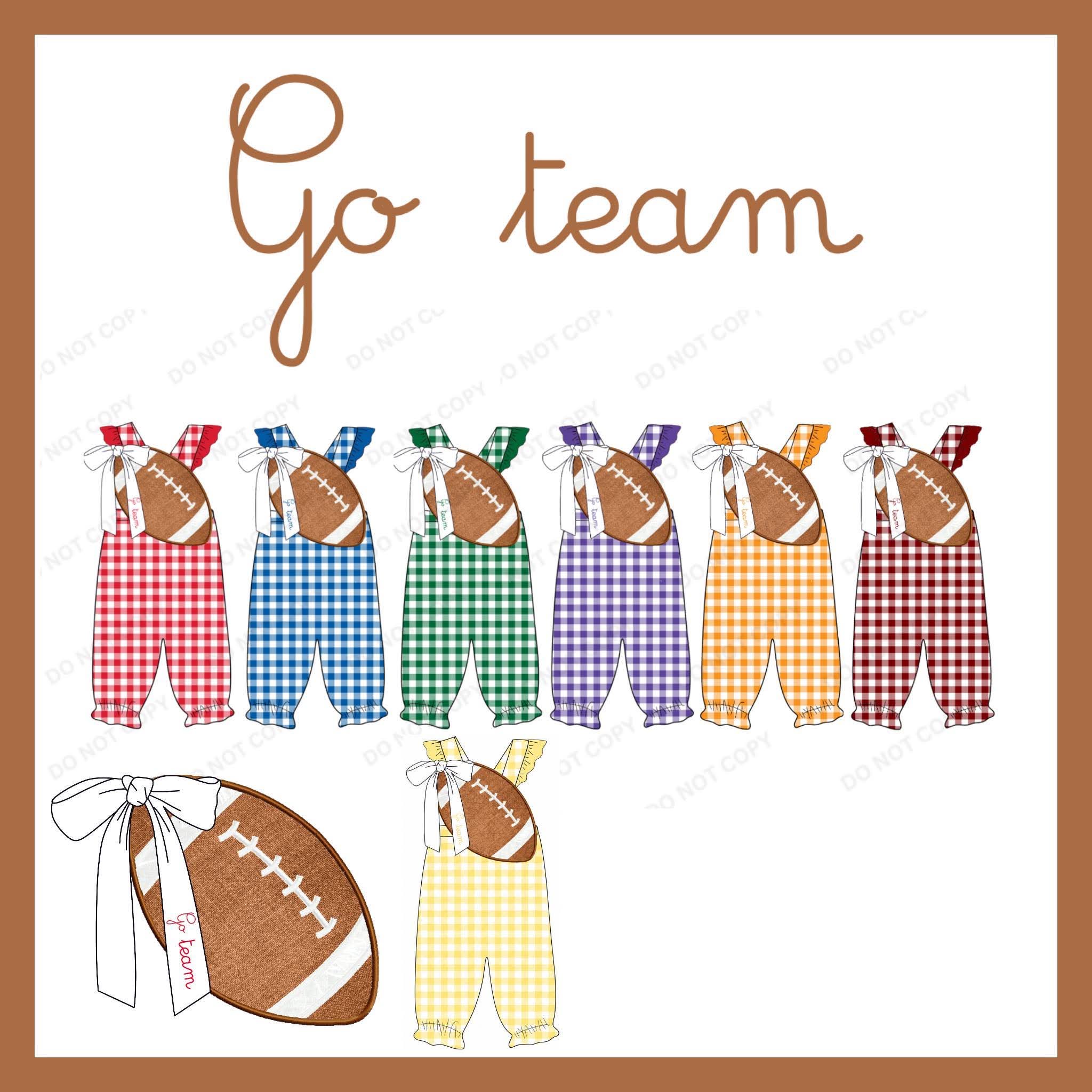 Custom Go Team Rompers