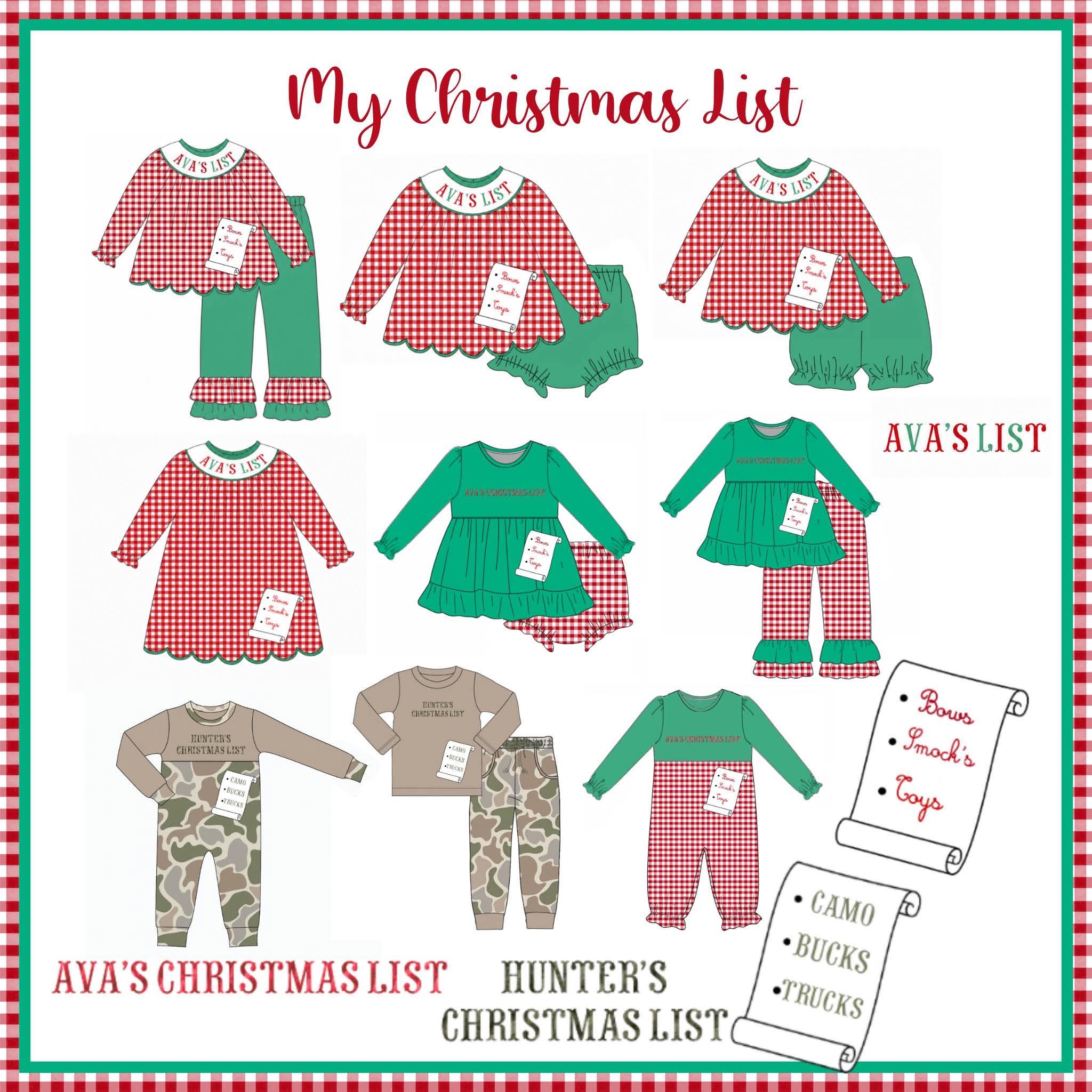 My Christmas List