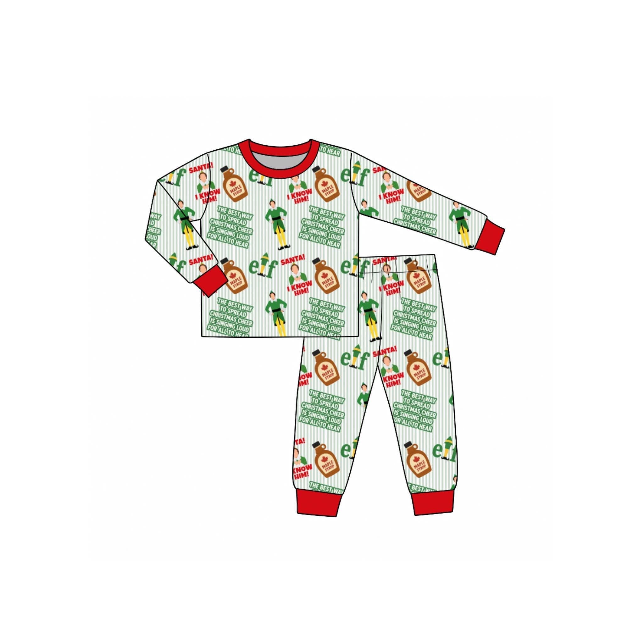 Elf Family Pajamas