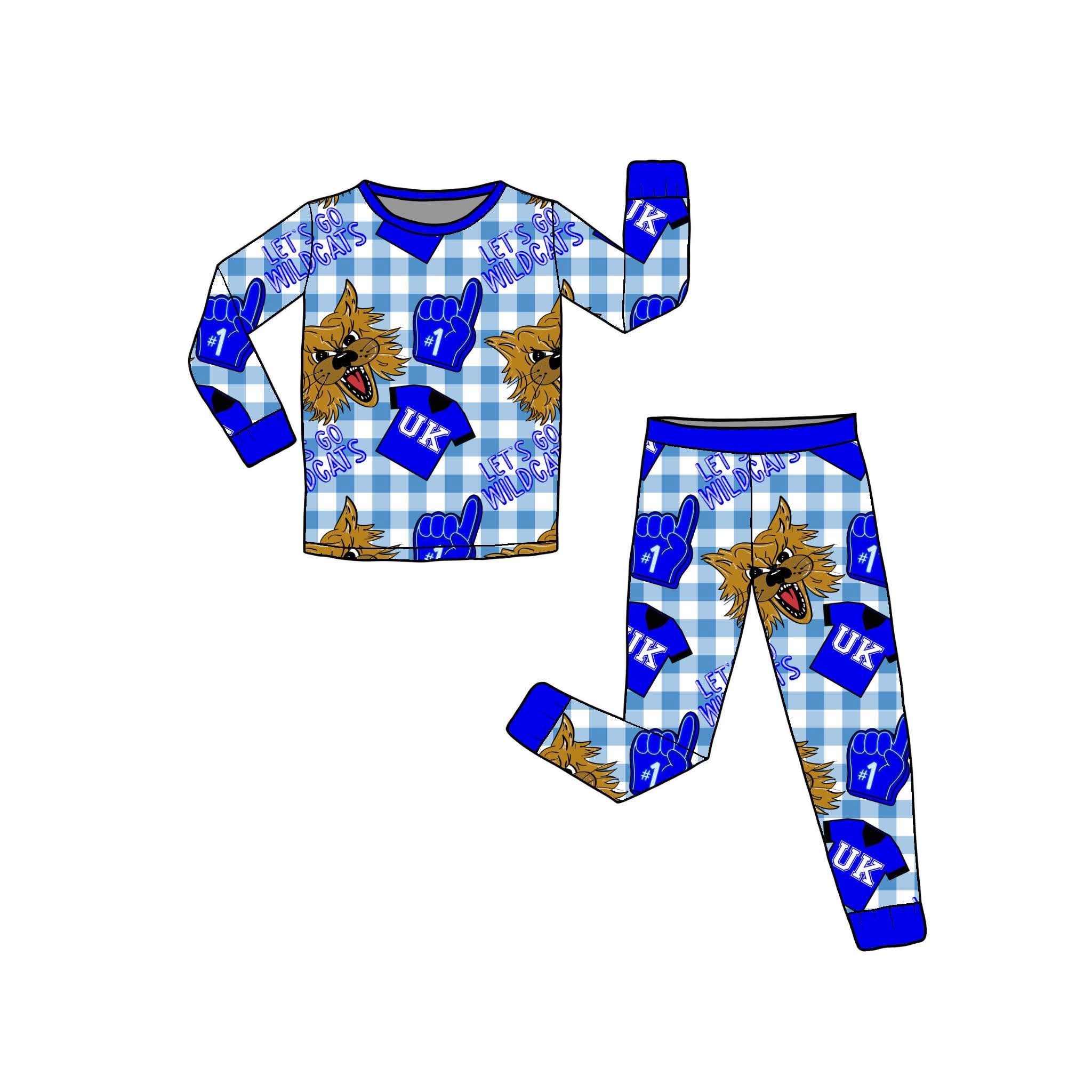 Let’s go Wildcats Boys Long Sleeve PJ Set