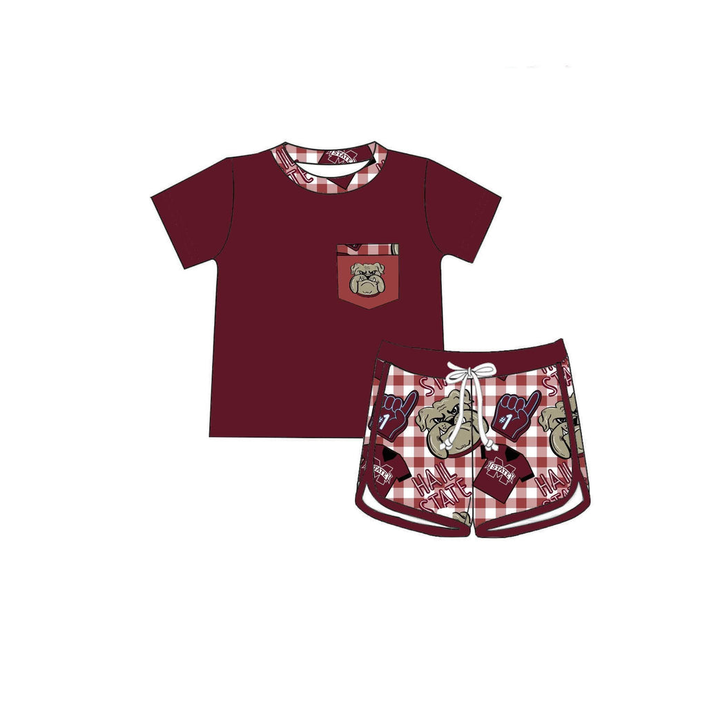 Hail State Boys Pocket Tee + Shorts Set