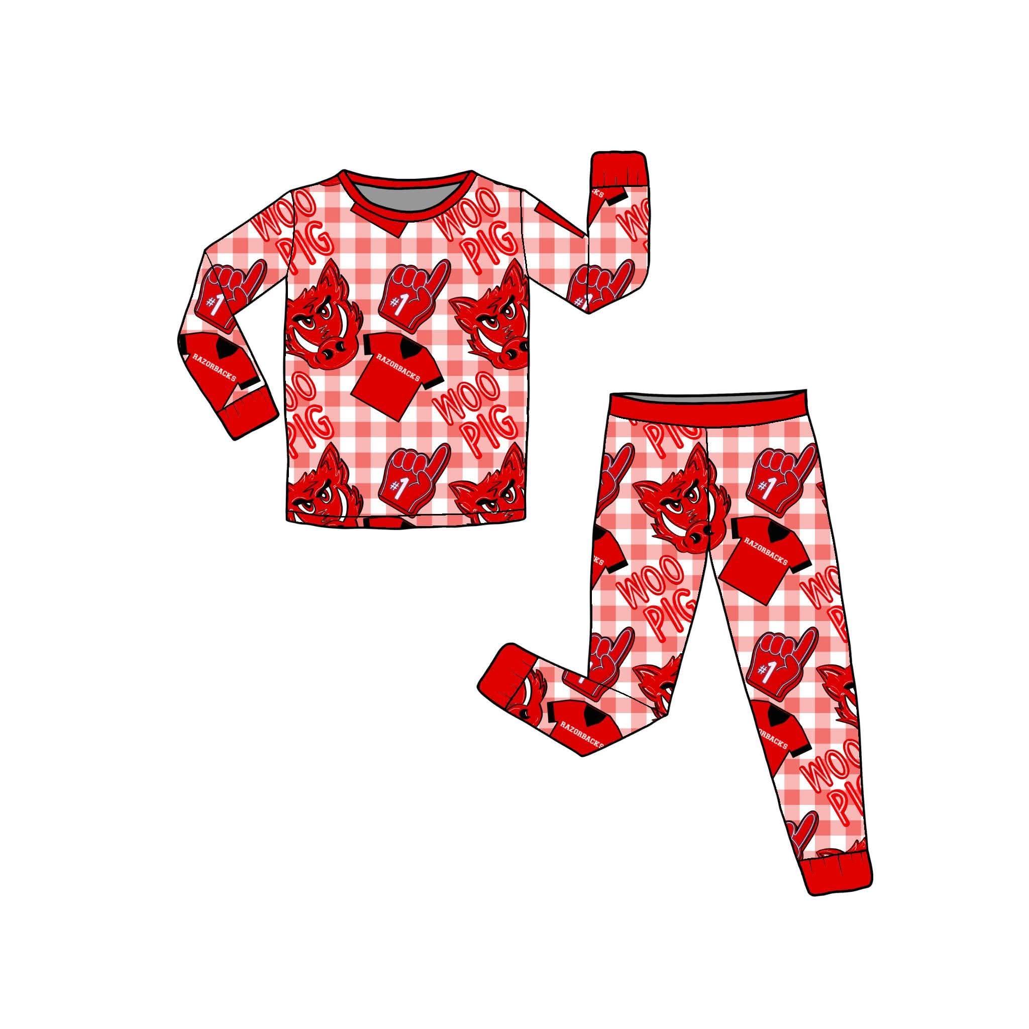 Woo Pig Boys Long Sleeve PJ Set