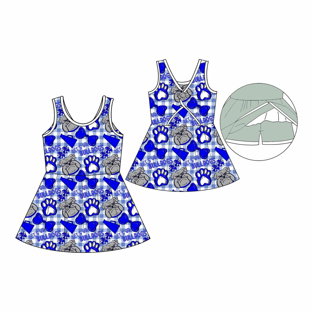 Let’s go Bulldogs Women’s  Athletic Dress