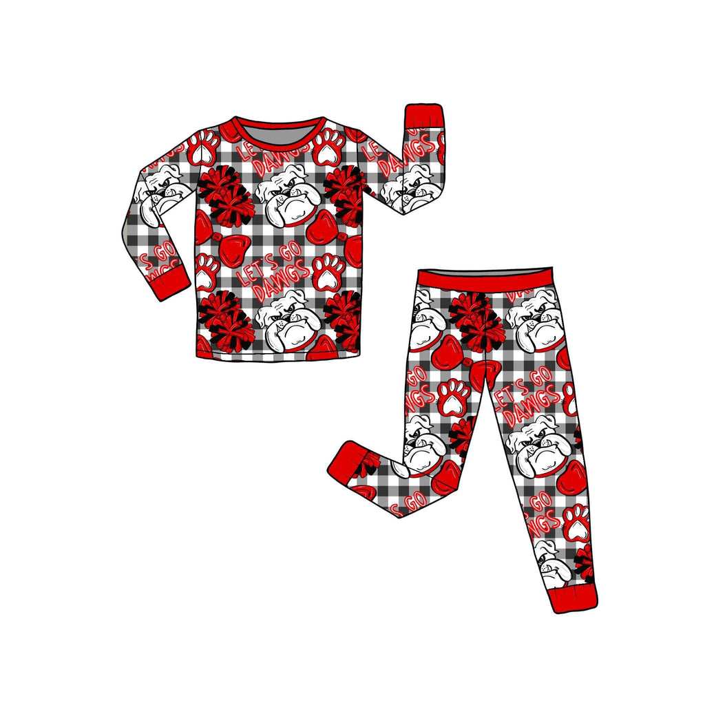 Let’s go Bulldogs Girls Long Sleeve PJ Set