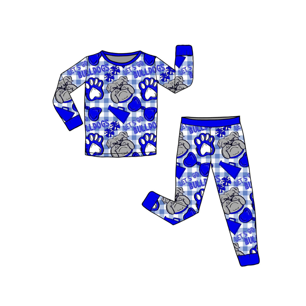 Let’s go Bulldogs Girls Long Sleeve PJ Set