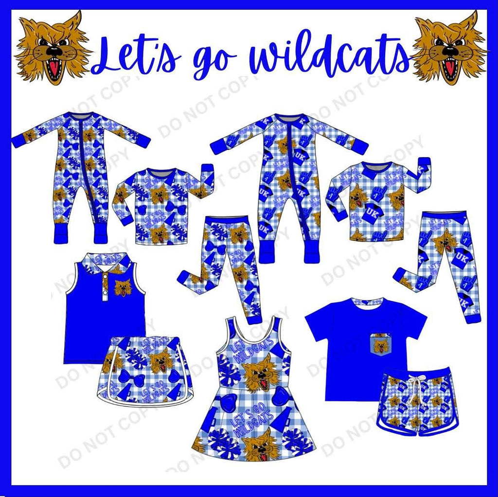 Let’s go Wildcats Boys Long Sleeve PJ Set