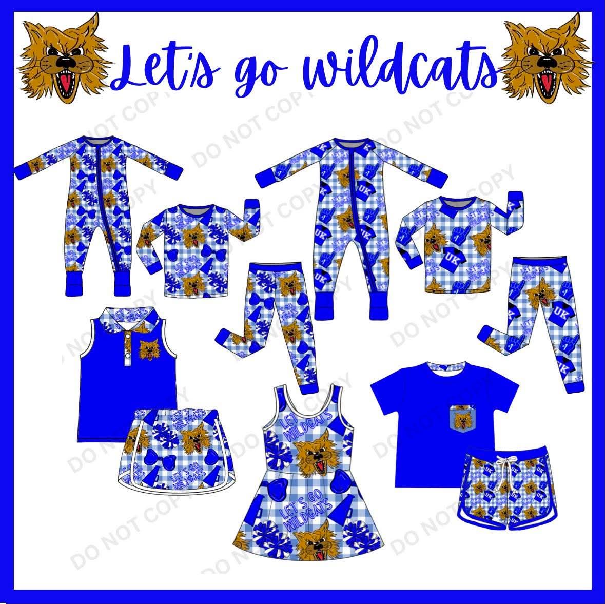 Let’s go Wildcats Boys Long Sleeve PJ Set