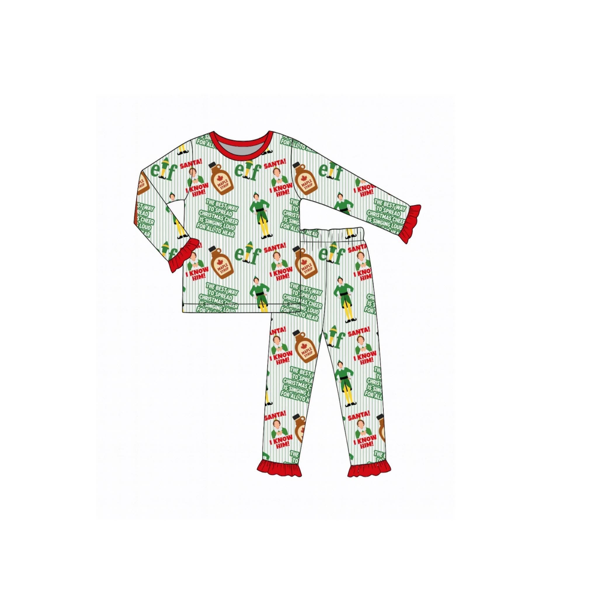 Elf Family Pajamas