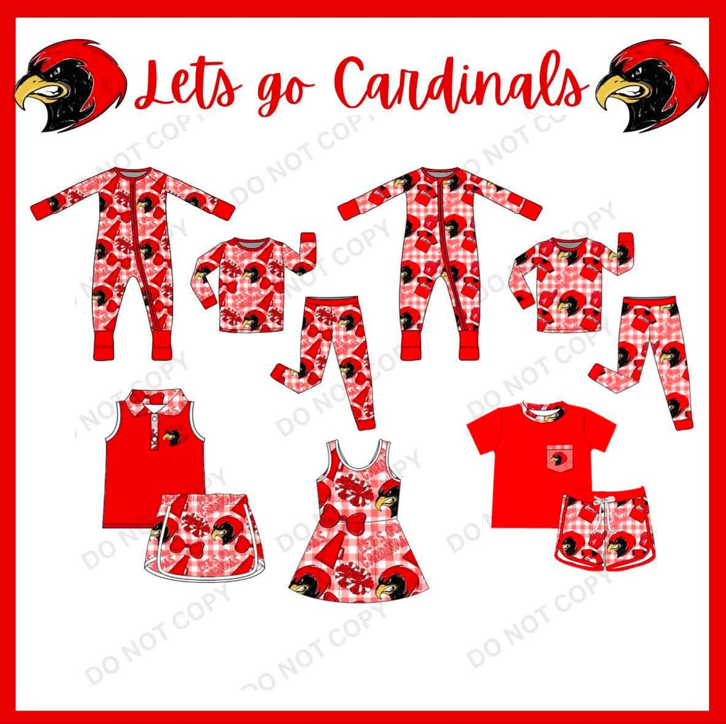 Let’s go Cardinals Boys Zippy