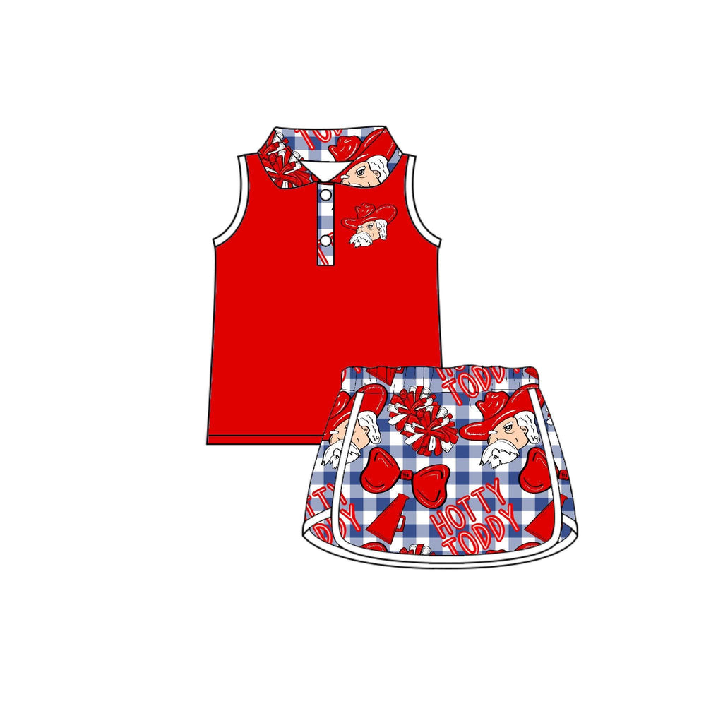 Hotty Toddy Girls Athletic Skirt Set