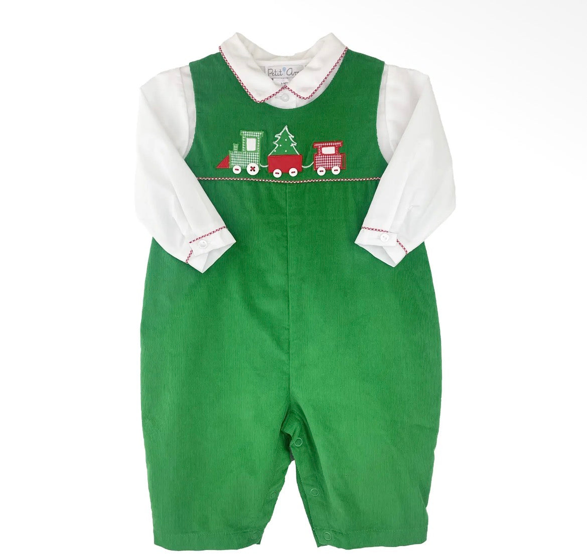 Holiday Longall with Train Appliqué
