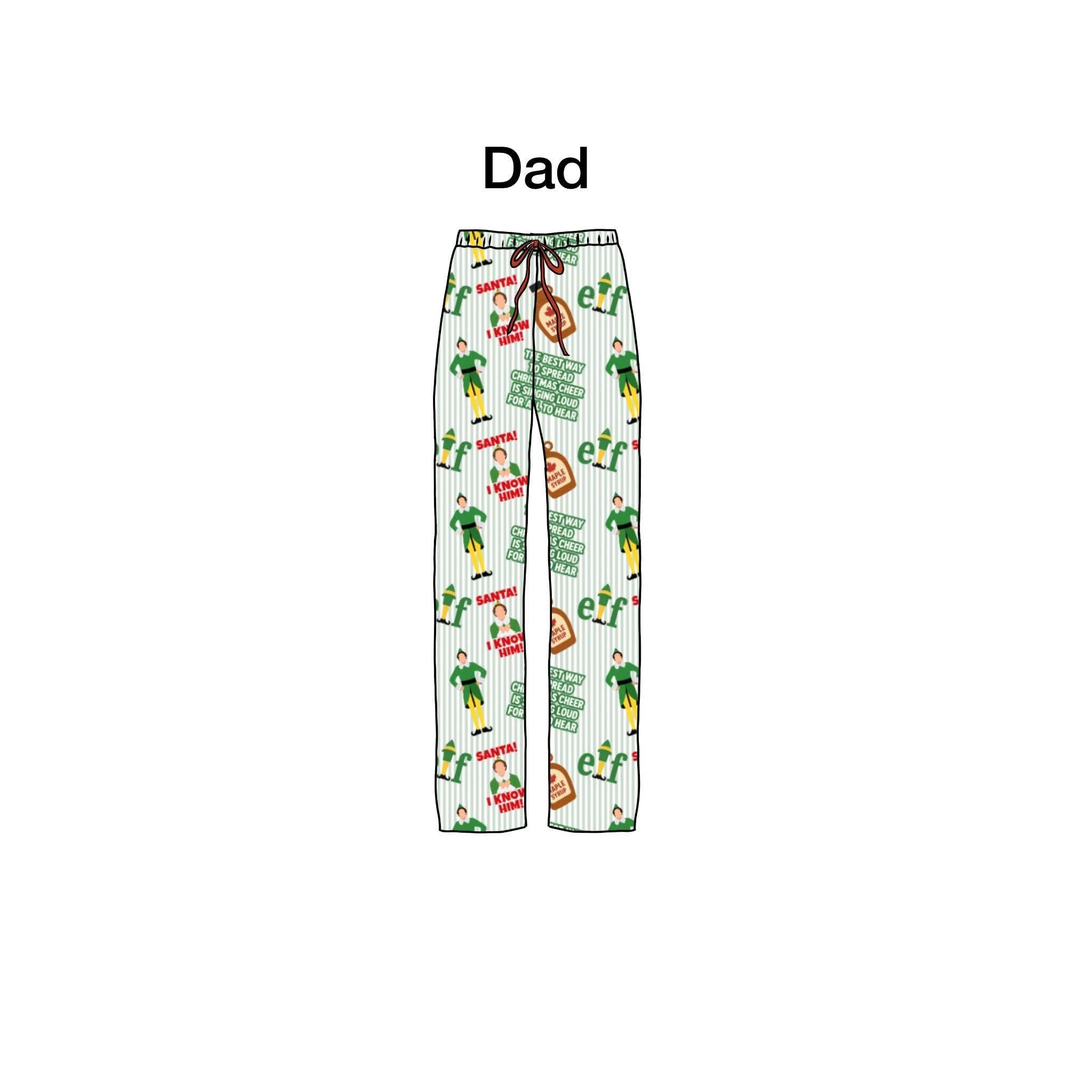 Elf Family Pajamas
