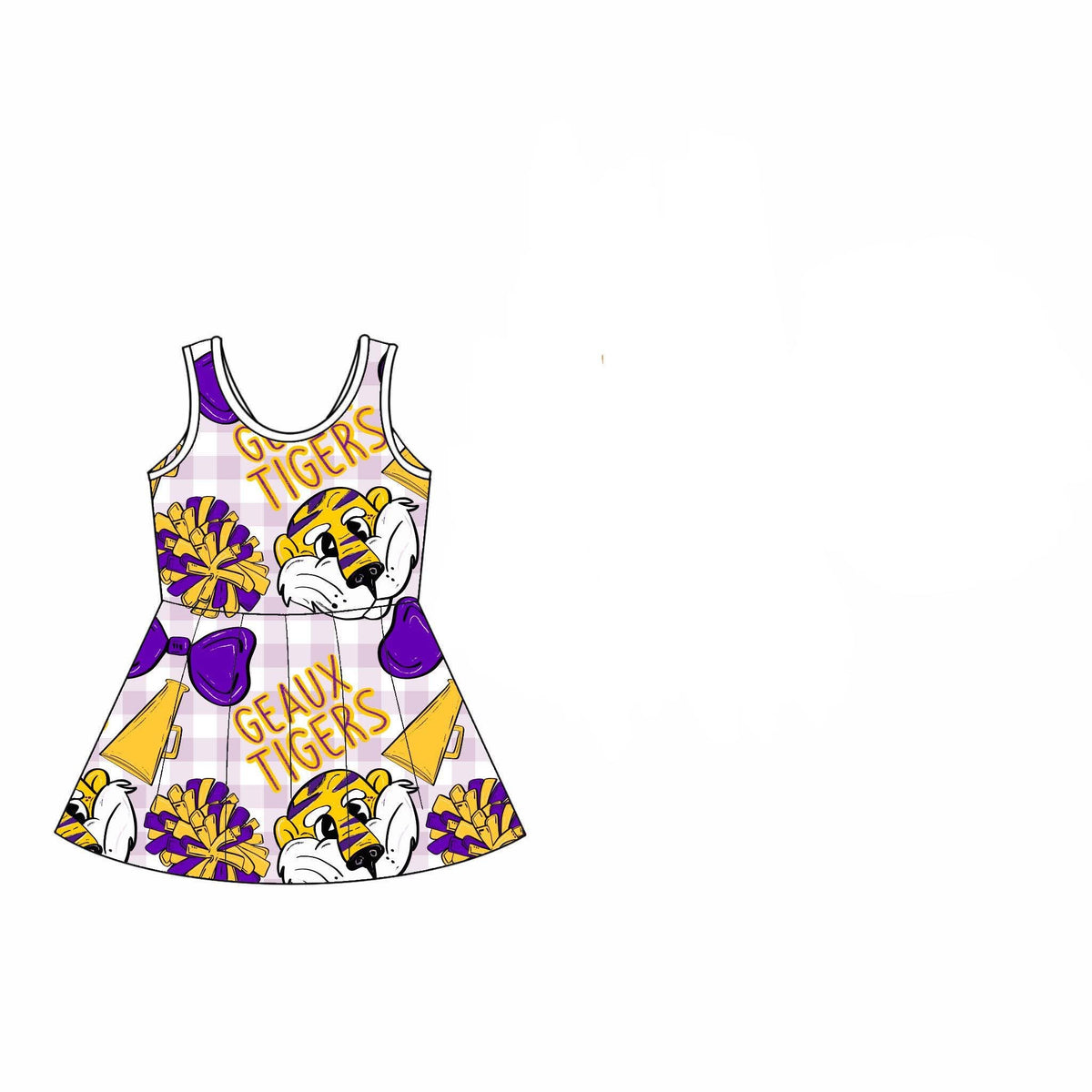 Geaux Tigers Girls Athletic Dress