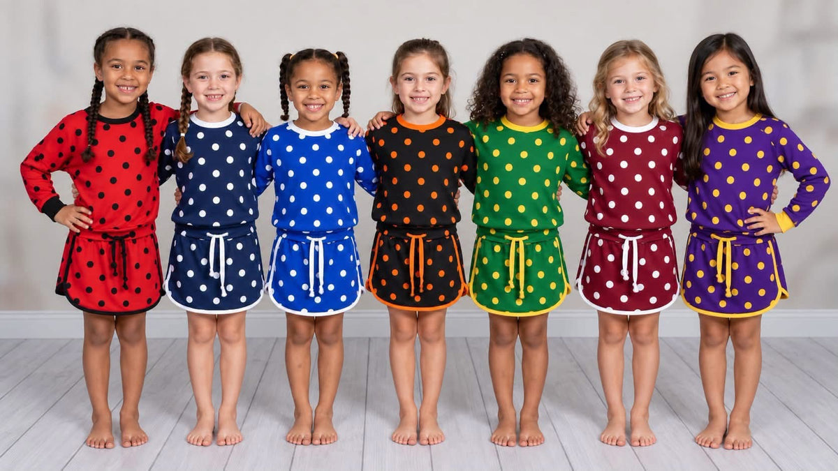 Polka Dot Skirt Set
