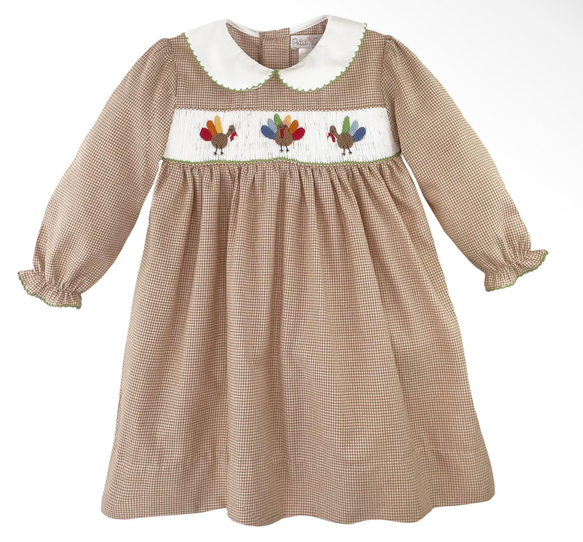 Turkey Hand Picture Smocked Dress