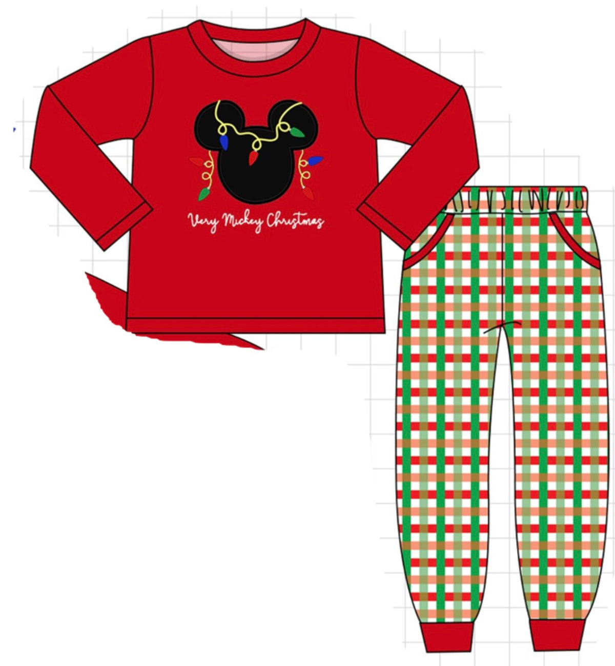 Very Merry Christmas Boys Pants Set