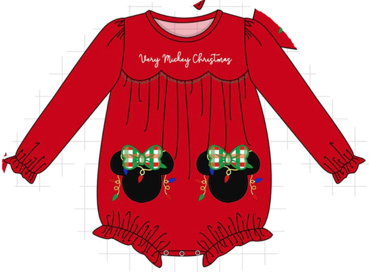 Very Merry Christmas Girls Bubble