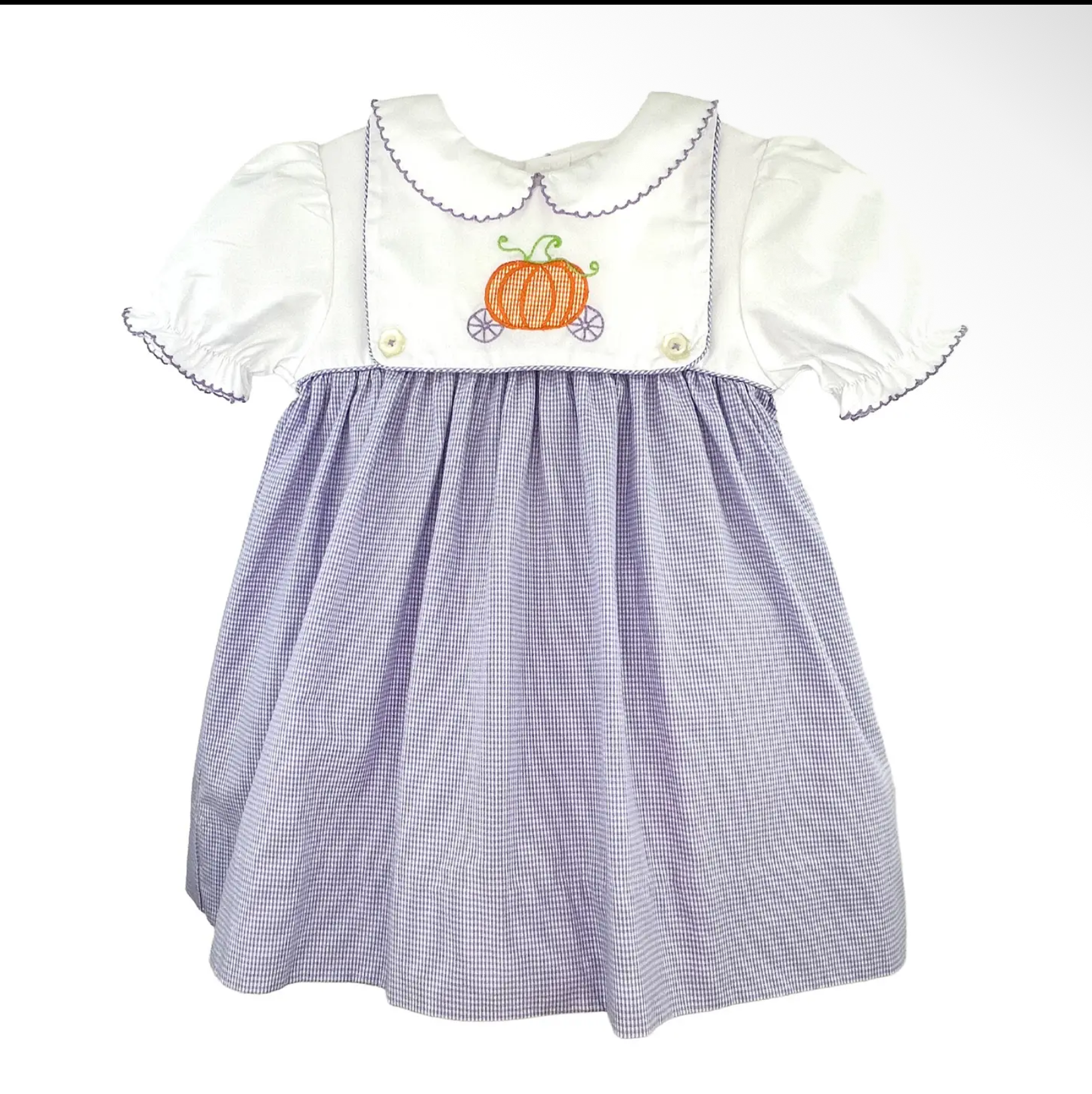 Castle Fairytale Smocked Dress with Removable Bib