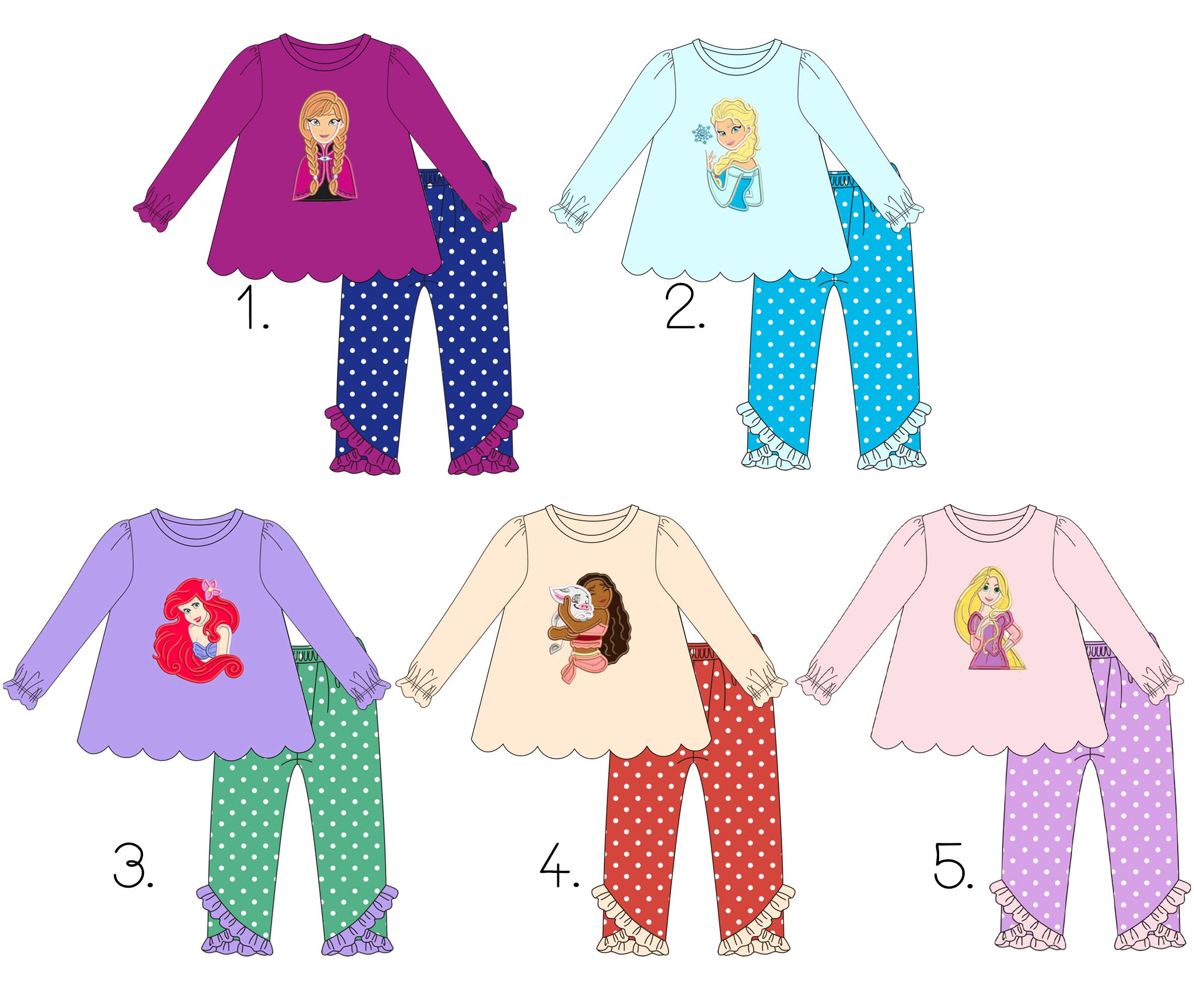Winter Princess Sets